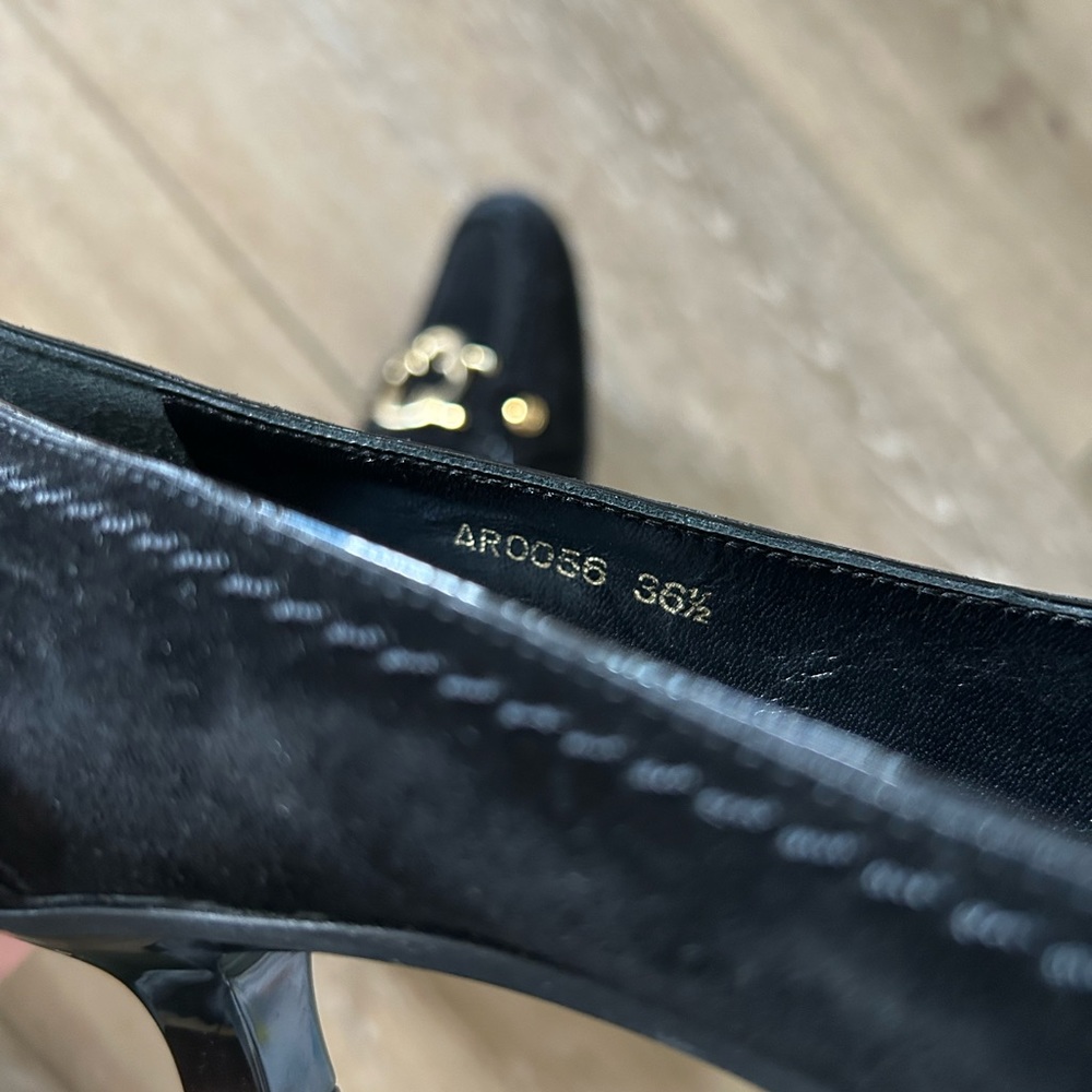 Louis Vuitton heel suede loafer - Picture 5 of 6